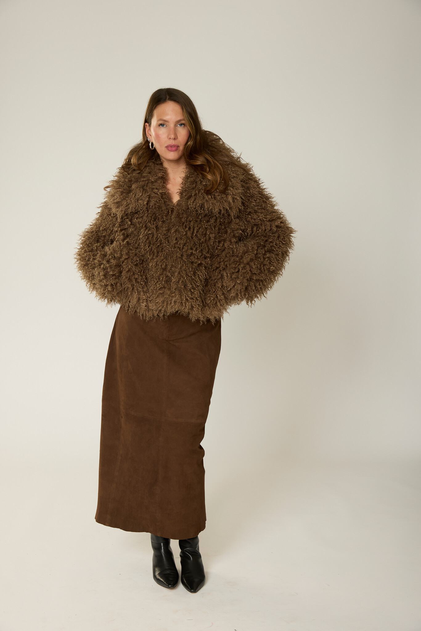 Goosecraft Goosecraft Jas Lynn Coat Donker Bruin