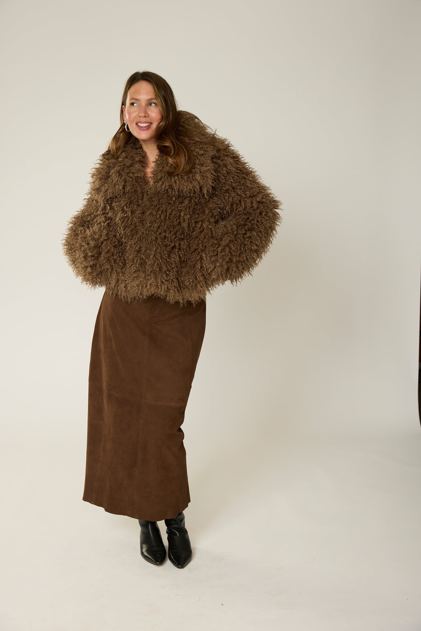 Goosecraft Goosecraft Jas Lynn Coat Donker Bruin