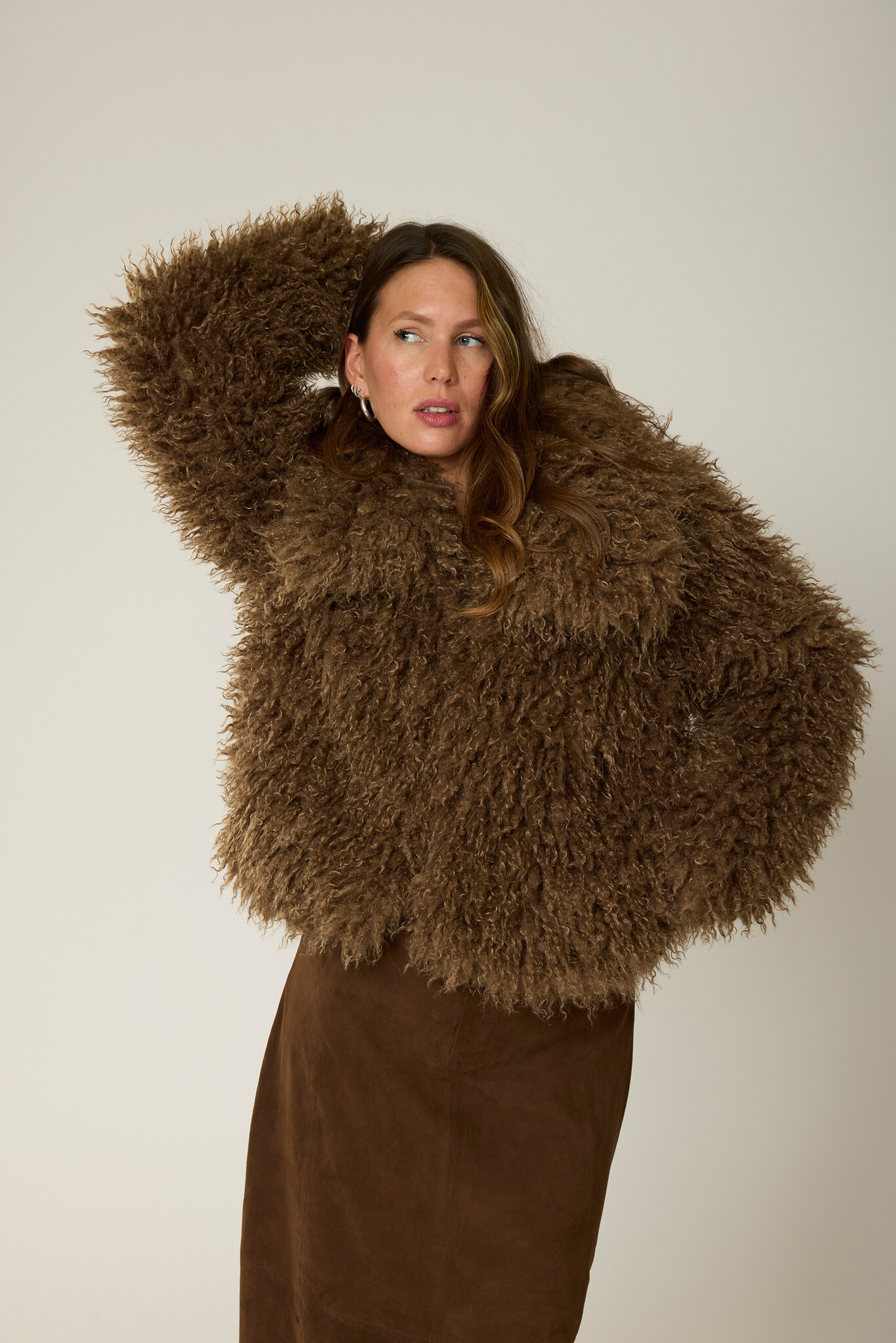 Goosecraft Goosecraft Jas Lynn Coat Donker Bruin