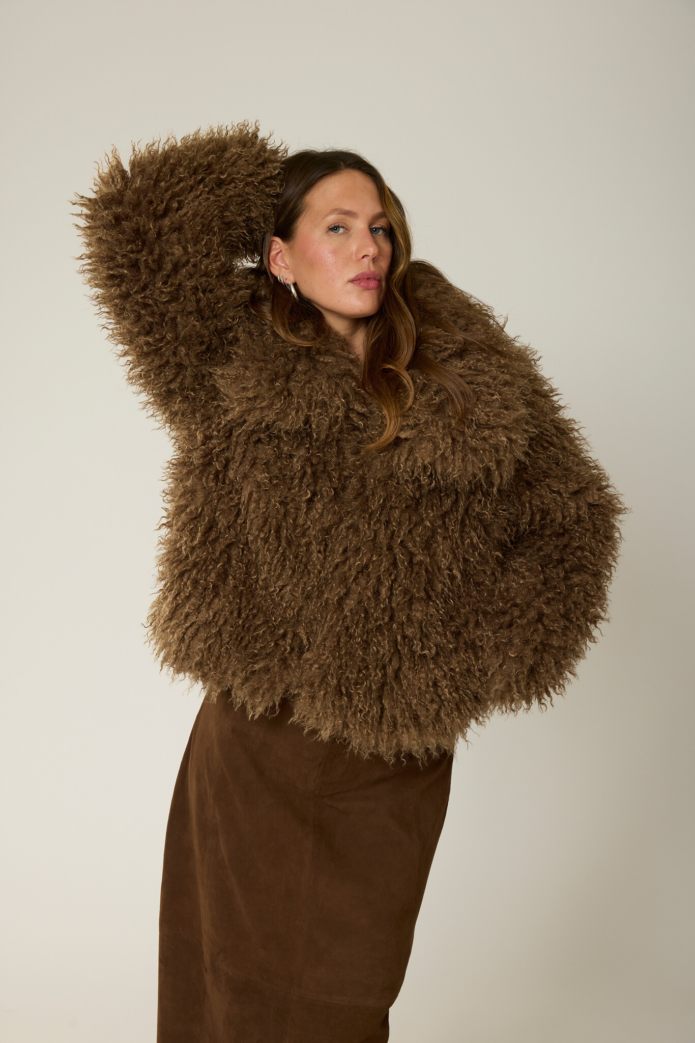 Goosecraft Goosecraft Jas Lynn Coat Donker Bruin