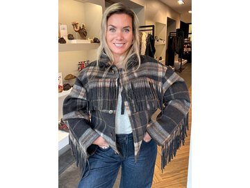 Goosecraft Goosecraft Jas Sophie Fringe Check Wool Multi