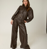 Goosecraft Goosecraft Jas Panny Blouse Donker Bruin