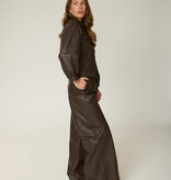 Goosecraft Goosecraft Jas Panny Blouse Donker Bruin