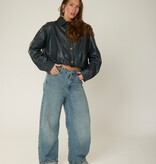 Goosecraft Goosecraft Jas Brigit Collar Bomber Antra Grijs