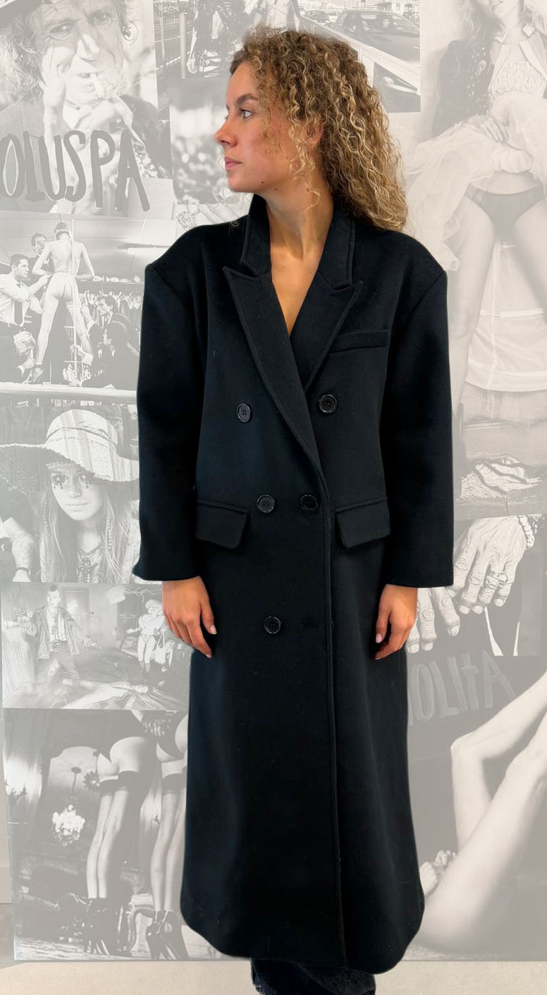 Goosecraft Goosecraft Ivy Coat Wool Mix Blauw