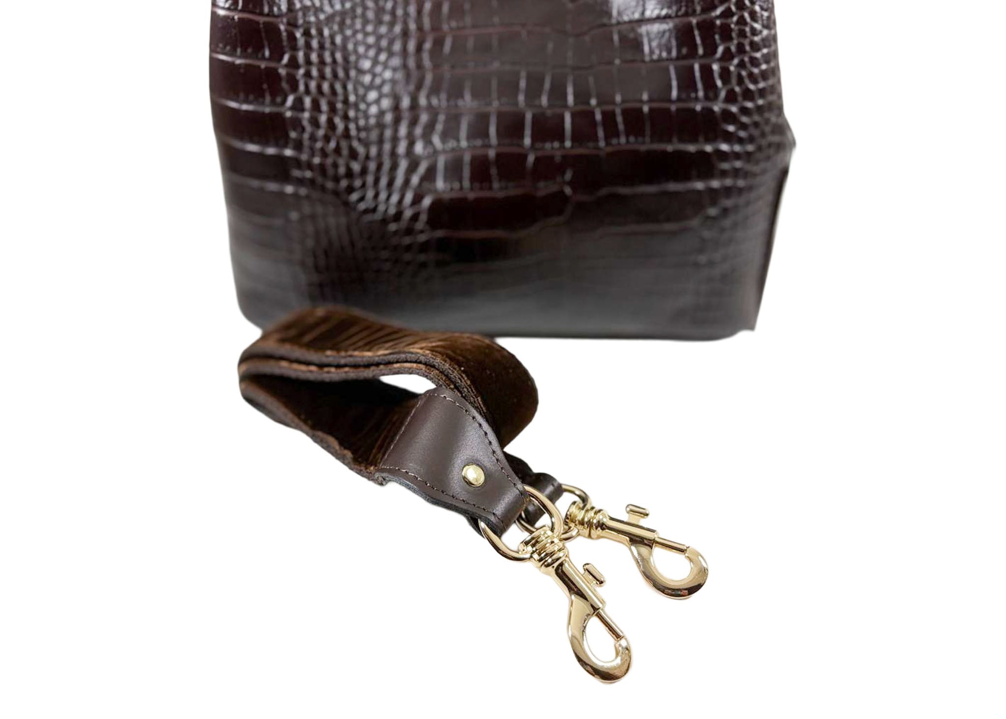 ViaMailBag ViaMailBag Tas Coral Z01 Croco Bruin