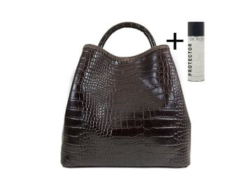 ViaMailBag ViaMailBag Tas Coral Z01 Croco Bruin
