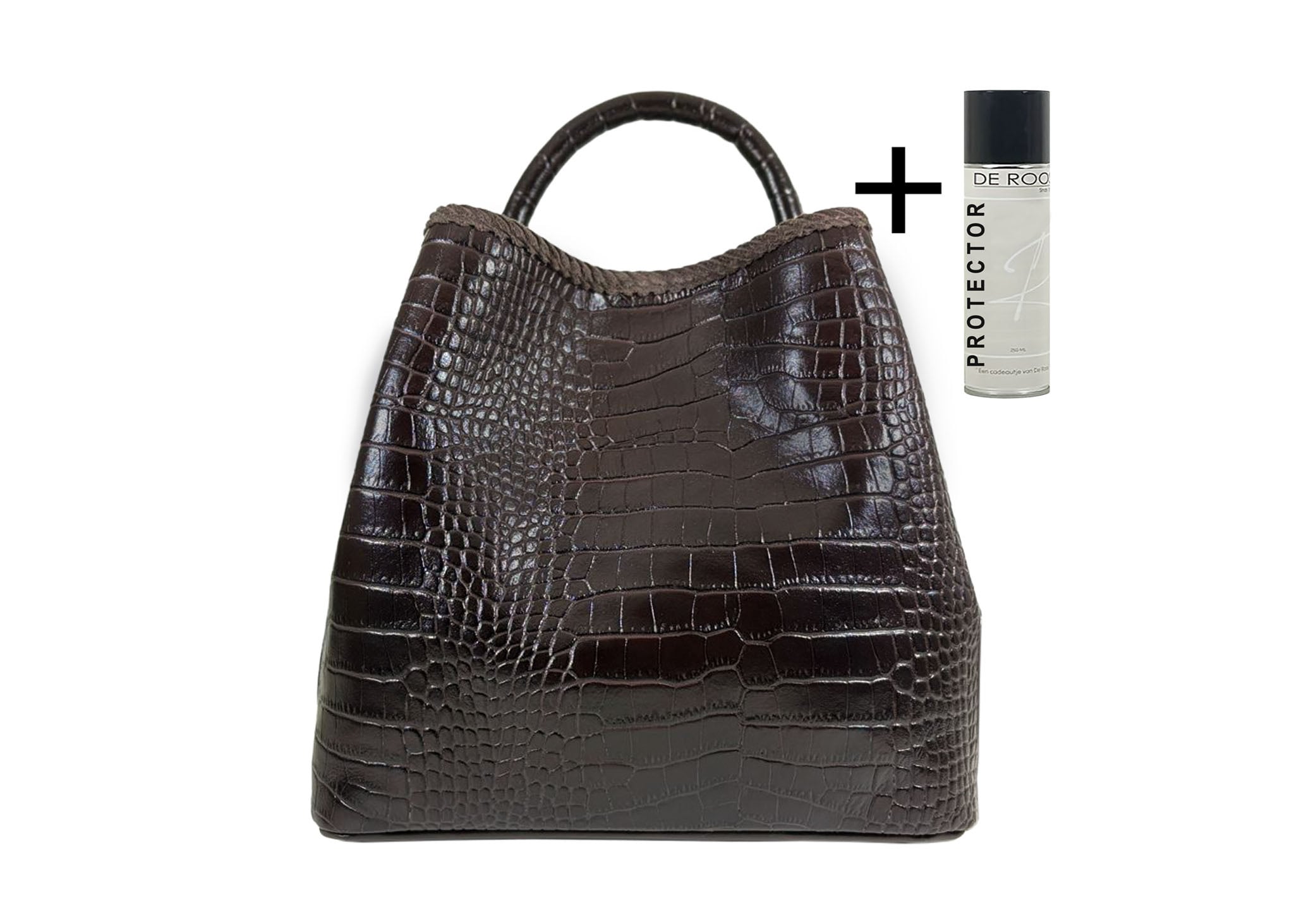 ViaMailBag ViaMailBag Tas Coral Z01 Croco Bruin