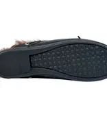 Posa Posa Muiltje Boat Loafer Mule Hairy Fur Zwart Grijs