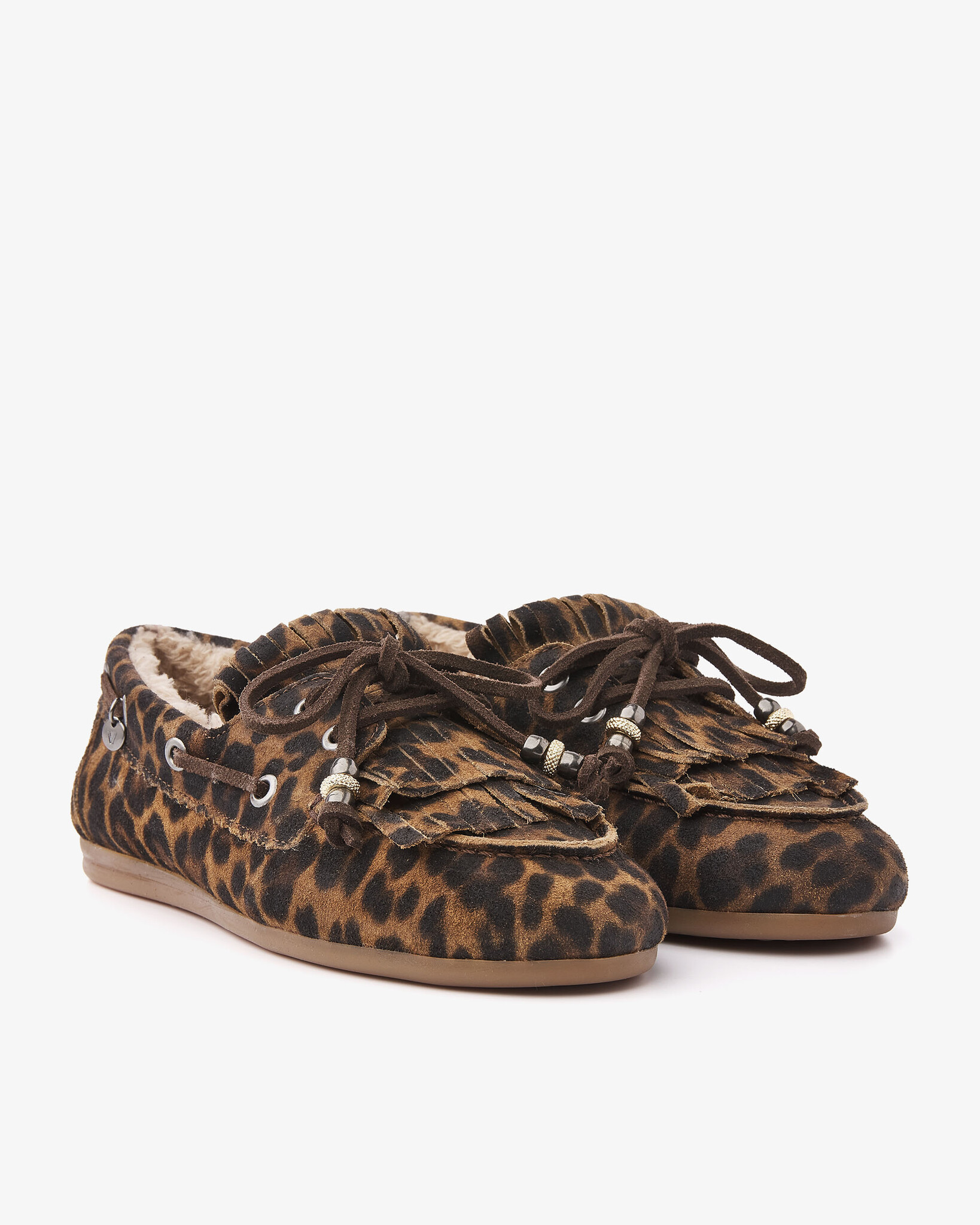 Via Vai VIA VAI Loafers June Shelby met bontvoering  62418-02-1005 Luipaard