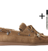 Via Vai VIA VAI Loafers June Shelby met bontvoering 62418-03-1384 Khaki