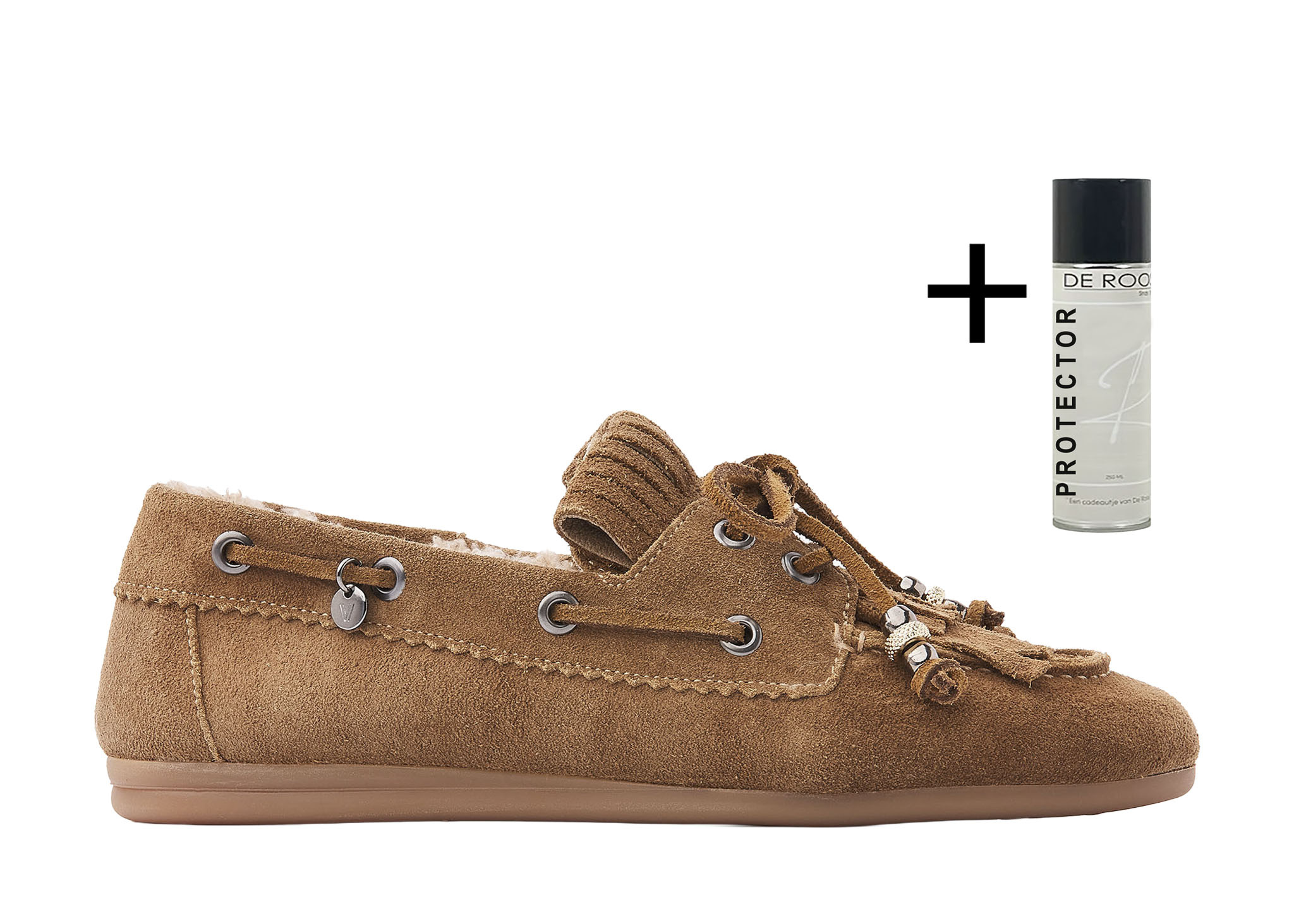 Via Vai VIA VAI Loafers June Shelby met bontvoering 62418-03-1384 Khaki