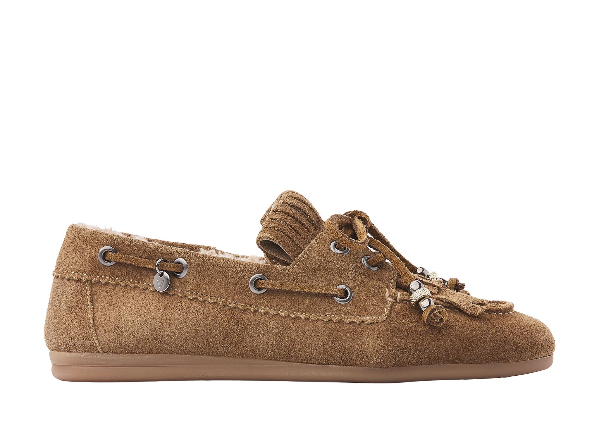 Via Vai VIA VAI Loafers June Shelby met bontvoering 62418-03-1384 Khaki
