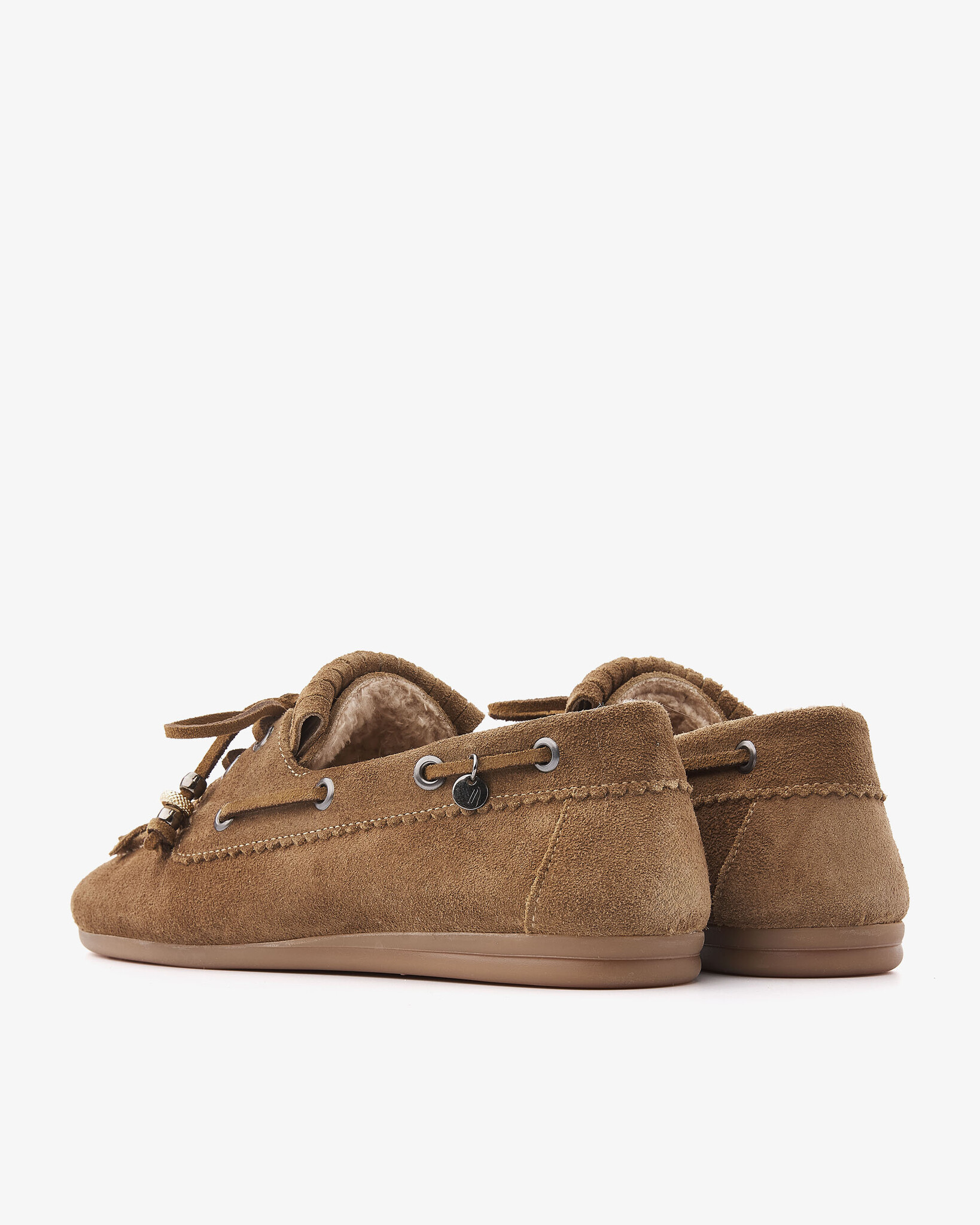 Via Vai VIA VAI Loafers June Shelby met bontvoering 62418-03-1384 Khaki