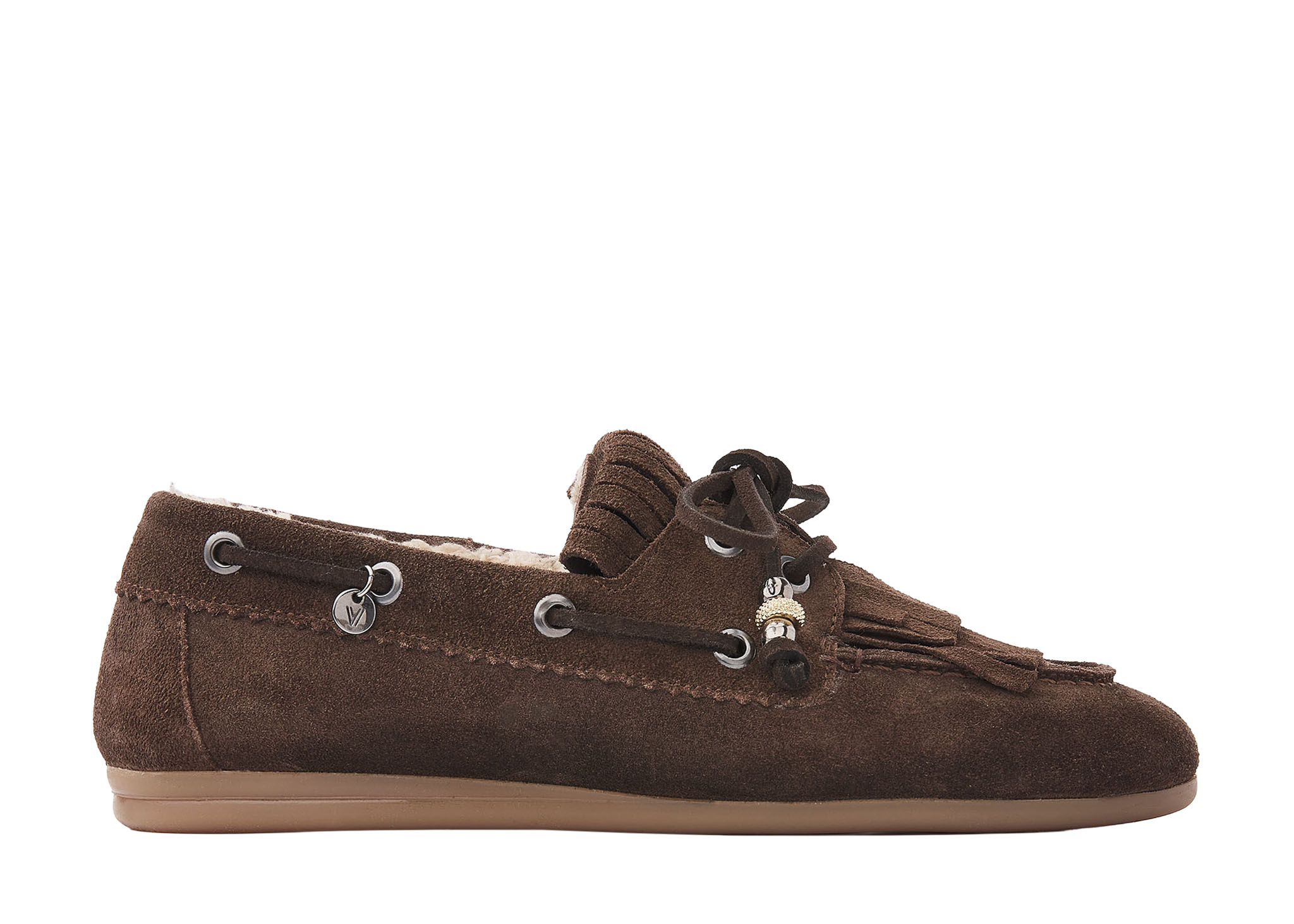 Via Vai VIA VAI Loafers June Shelby met bontvoering 62418-03-316 Bruin