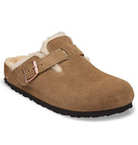 Birkenstock Birkenstock Muiltje Boston VL/ Shearling 1032432 Dark Tea