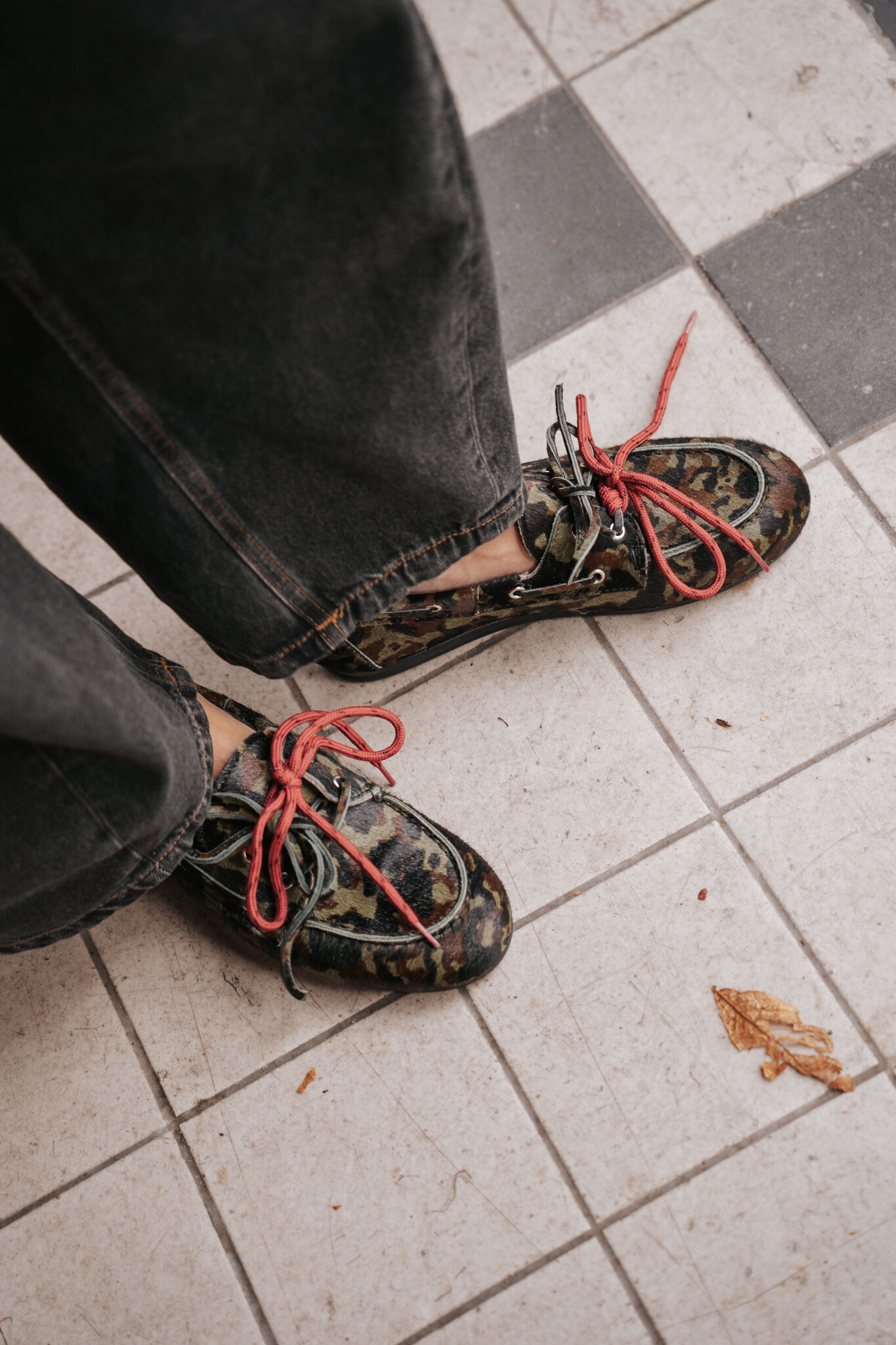 Posa Posa Boat Loafer Camouflage