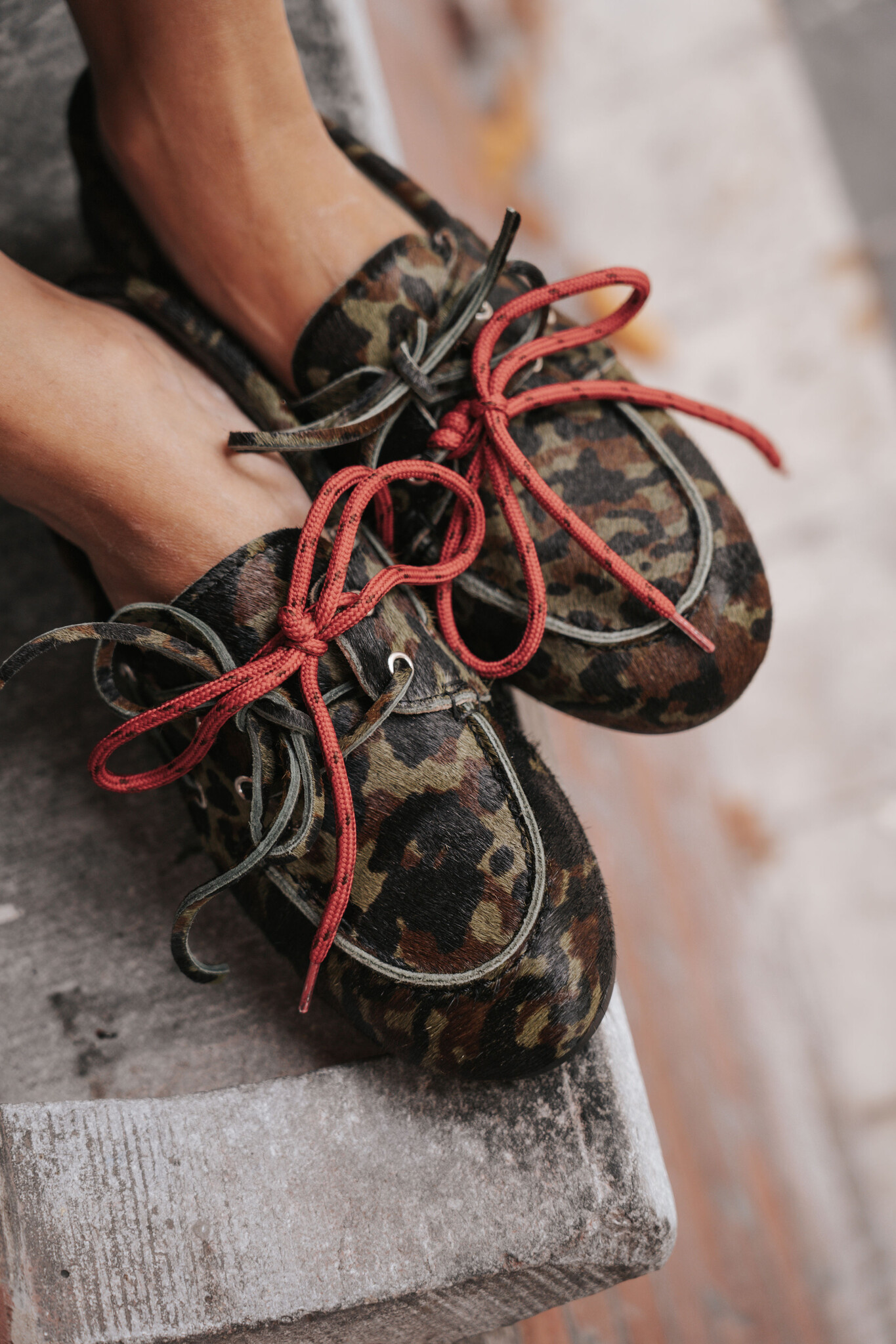 Posa Posa Boat Loafer Camouflage