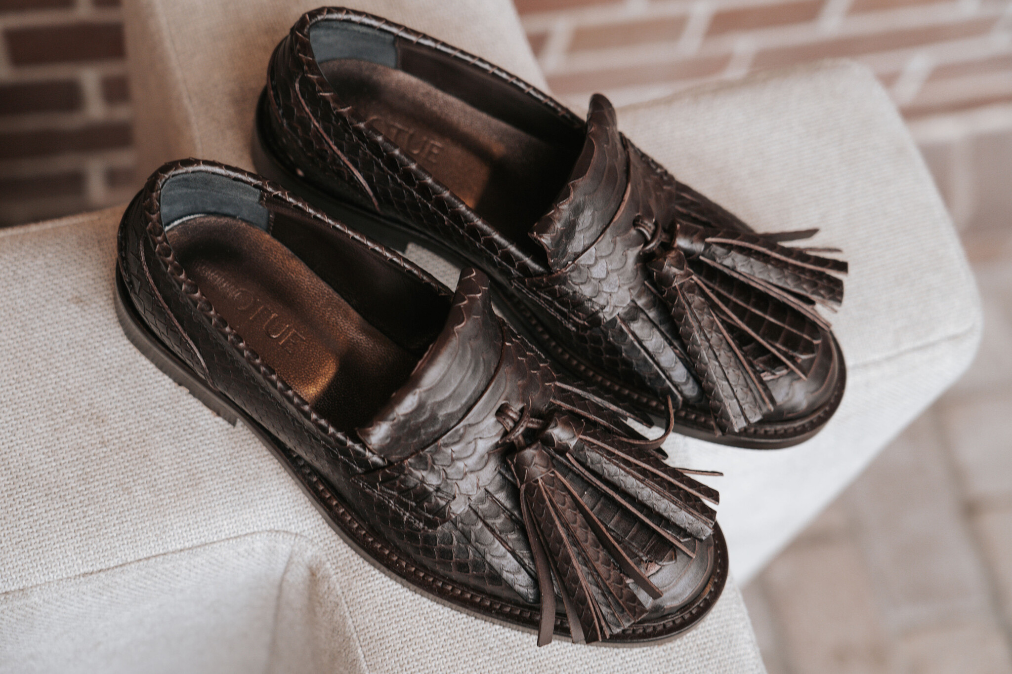 Rotue Rotue Loafer Courage Cobra Bruin