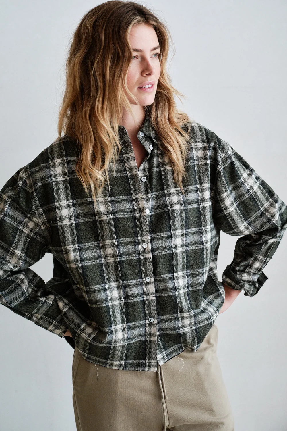 Penn & Ink Penn & Ink Blouse W26C421 Grijs