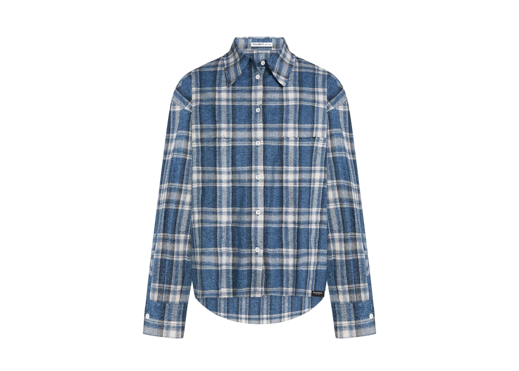Penn & Ink Penn & Ink Blouse W26C421 Blauw