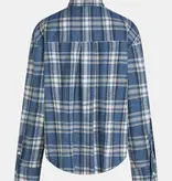 Penn & Ink Penn & Ink Blouse W26C421 Blauw