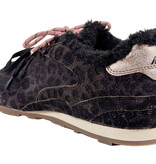 MRP MRP Sneaker Medelin Fur Luipaard Bruin