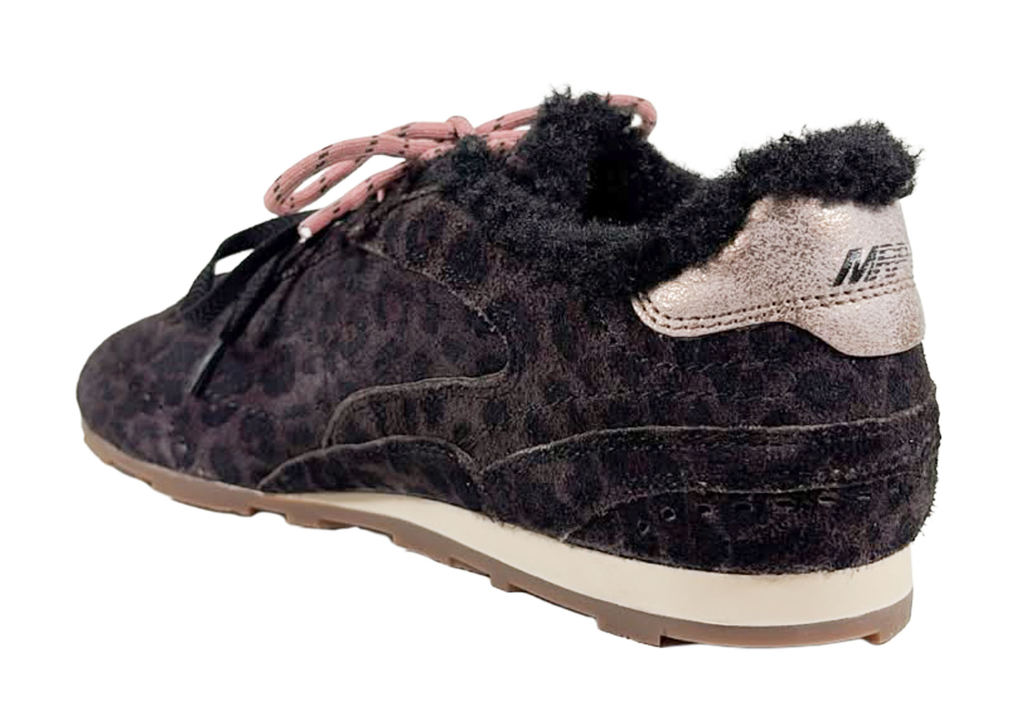 MRP MRP Sneaker Medelin Fur Luipaard Bruin