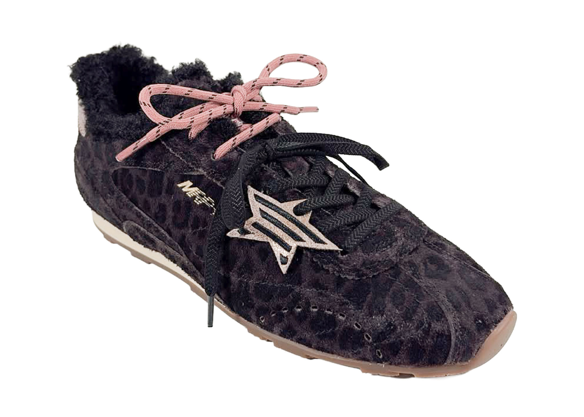MRP MRP Sneaker Medelin Fur Luipaard Bruin
