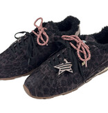 MRP MRP Sneaker Medelin Fur Luipaard Bruin