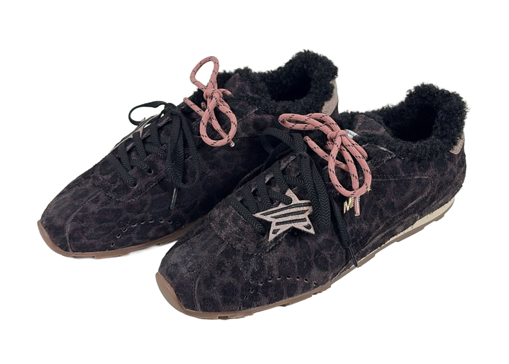 MRP MRP Sneaker Medelin Fur Luipaard Bruin