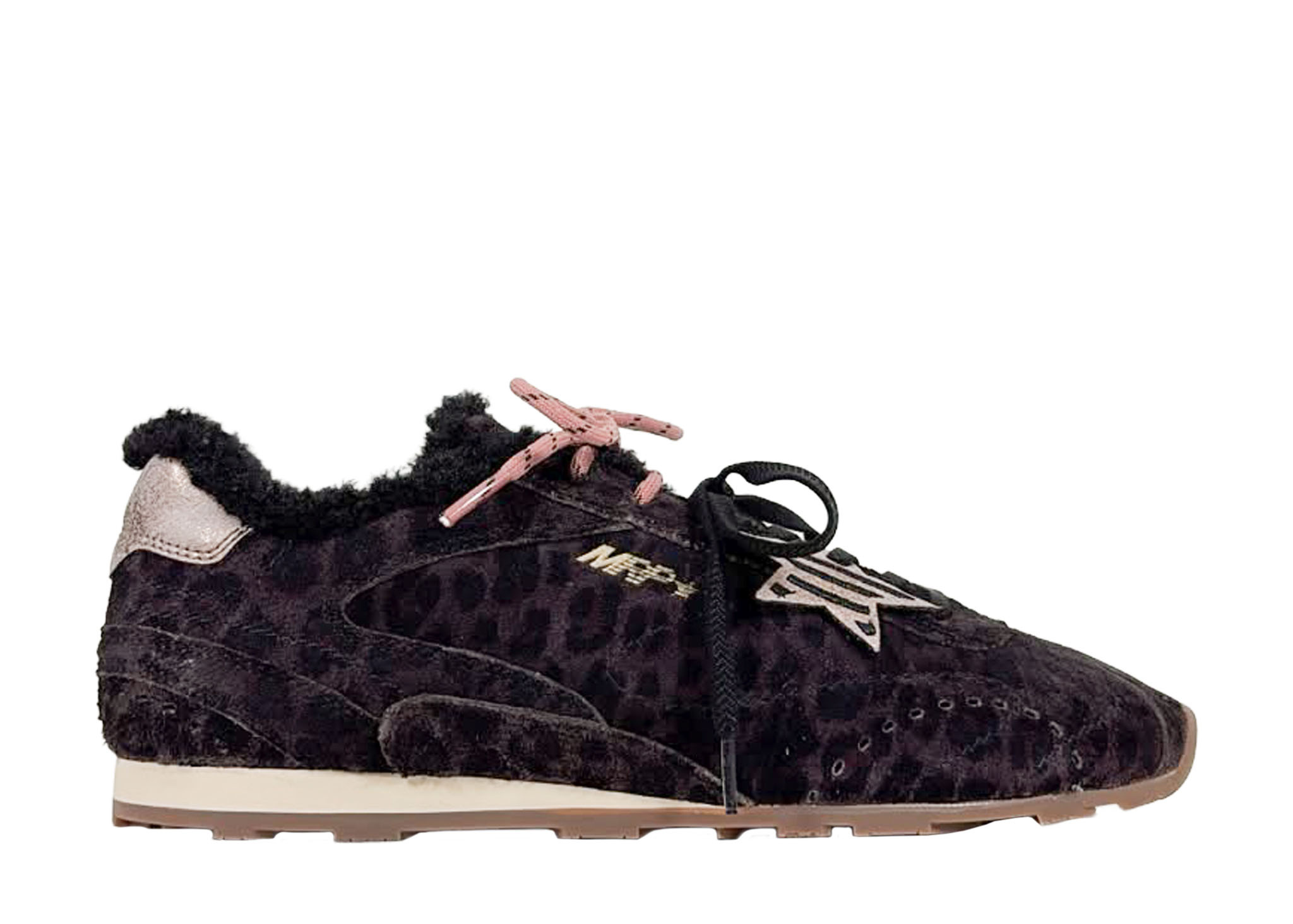 MRP MRP Sneaker Medelin Fur Luipaard Bruin