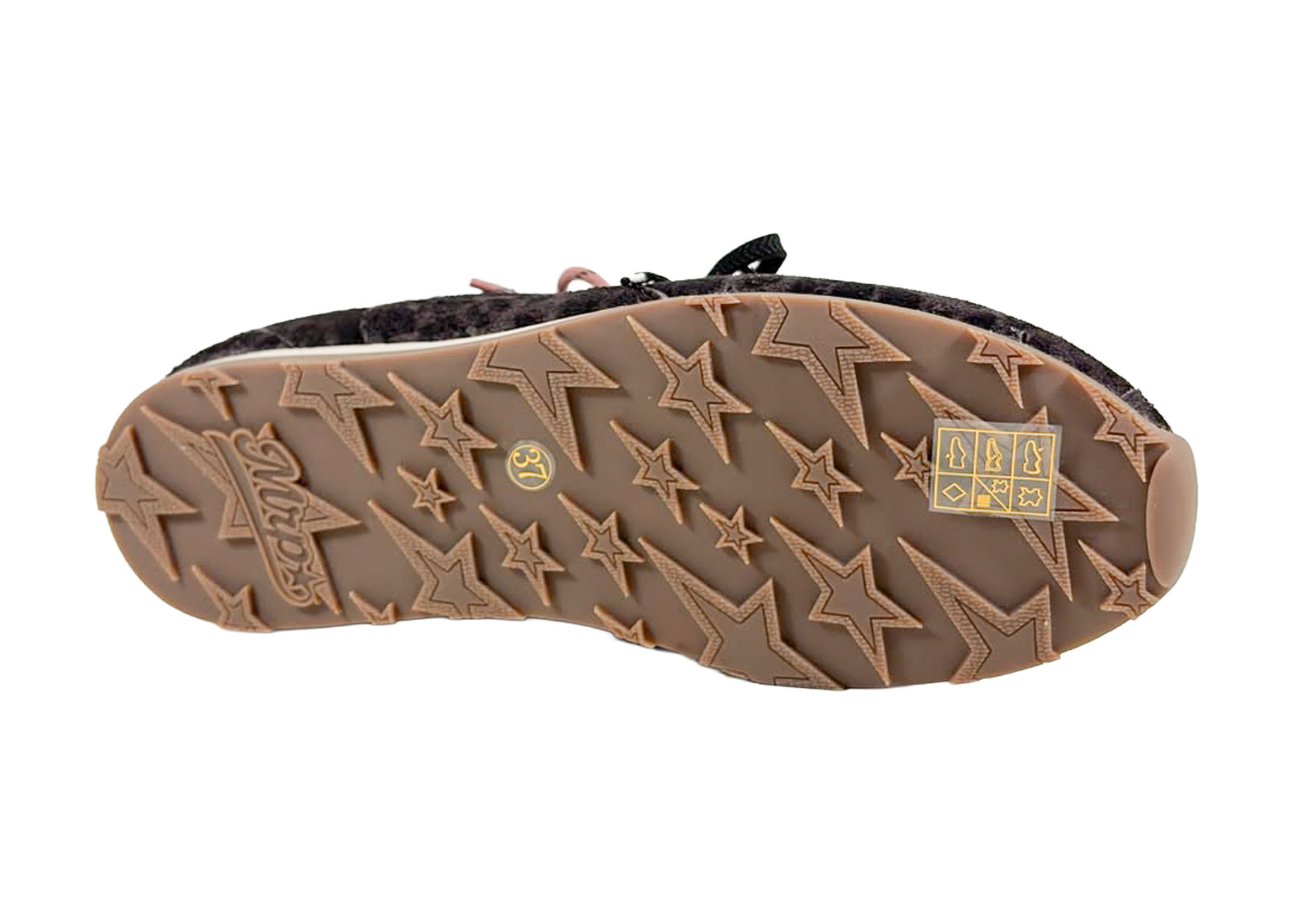 MRP MRP Sneaker Medelin Fur Luipaard Bruin