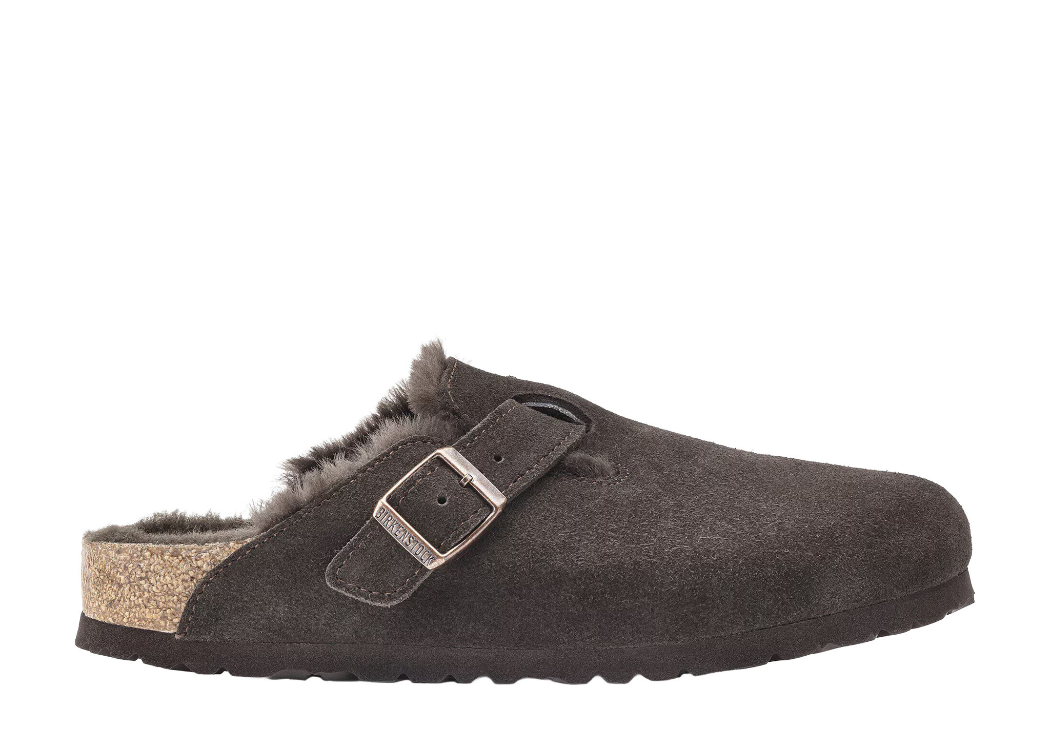 Birkenstock Birkenstock Muiltje Boston VL/ Shearling 1020529 Mocca