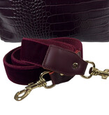 ViaMailBag ViaMailBag Tas Coral  Z04 Croco Bordeaux