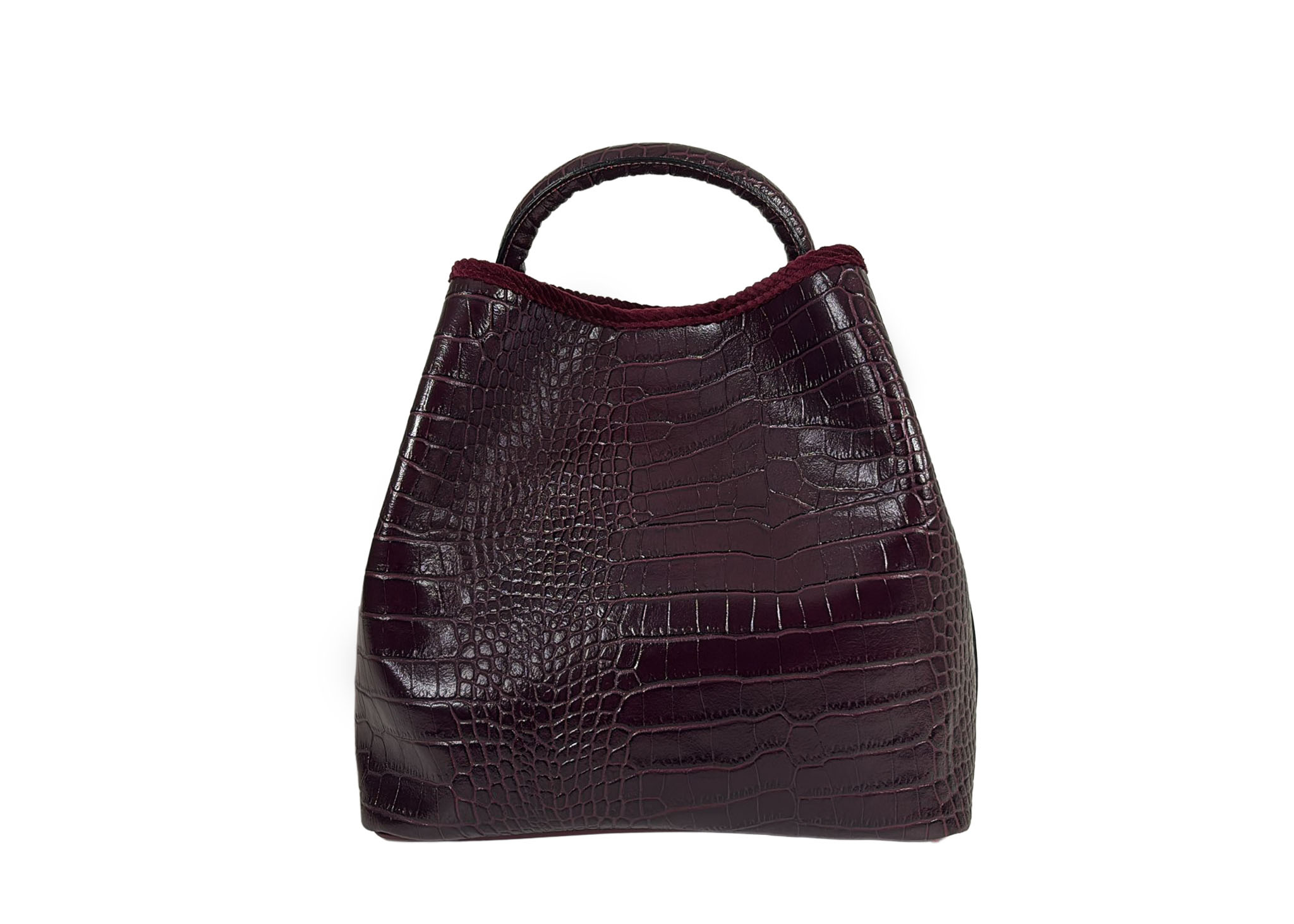 ViaMailBag ViaMailBag Tas Coral  Z04 Croco Bordeaux