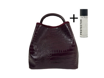 ViaMailBag ViaMailBag Tas Coral  Z04 Croco Bordeaux