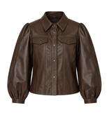 Goosecraft Goosecraft Jas Panny Blouse Donker Bruin