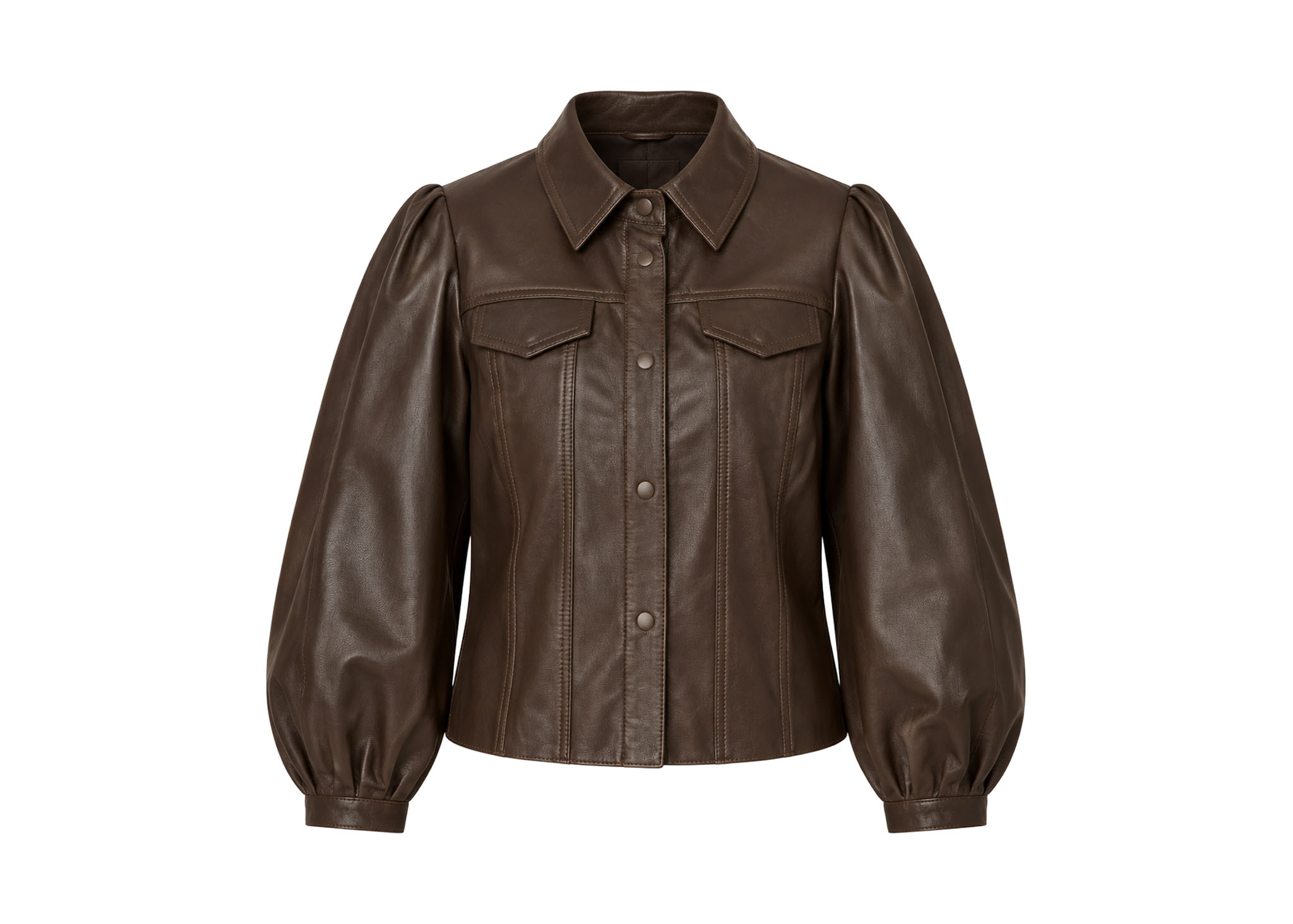 Goosecraft Goosecraft Jas Panny Blouse Donker Bruin
