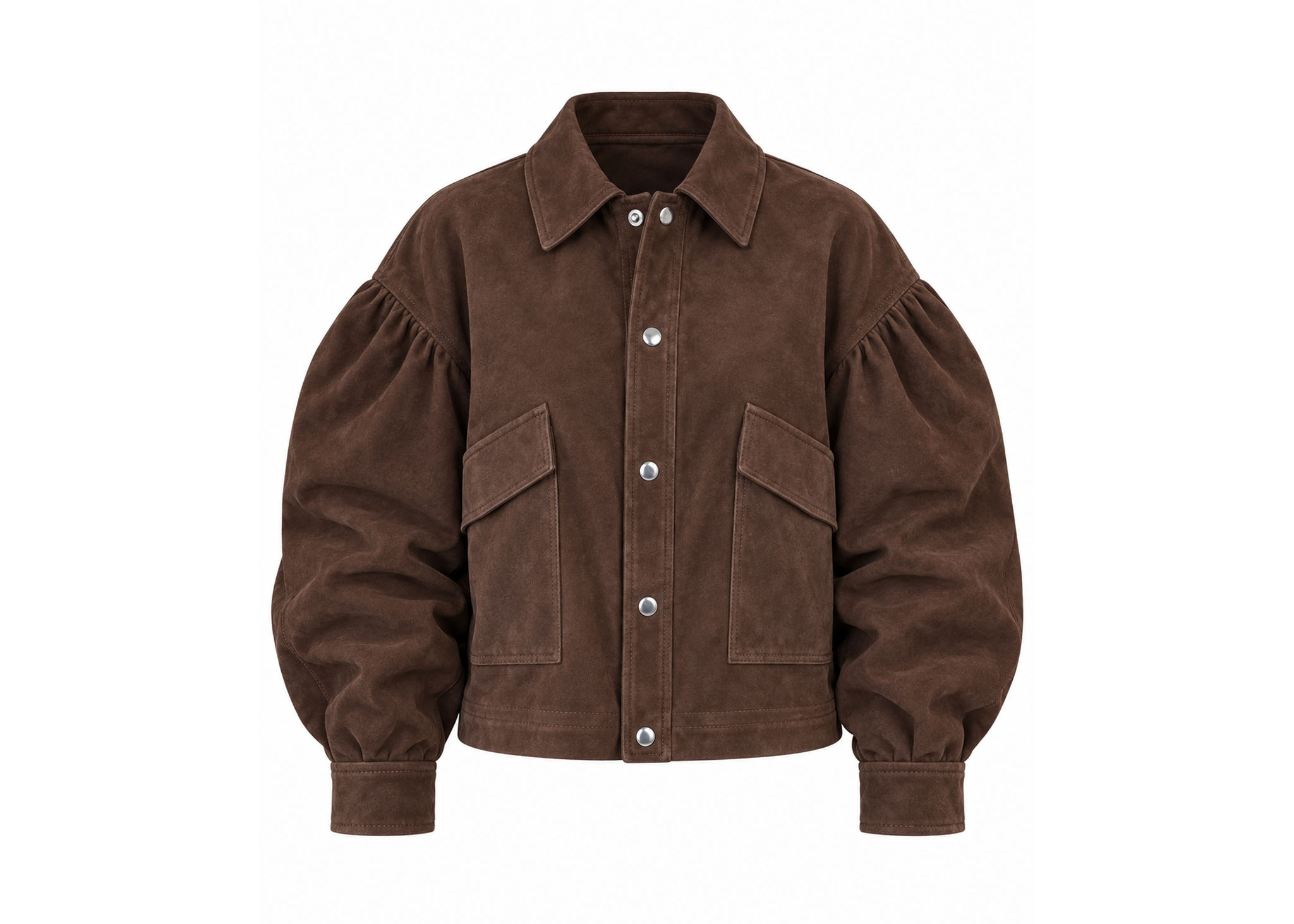 Goosecraft Goosecraft Jas Sue Jacket Goat Suède Donker Bruin