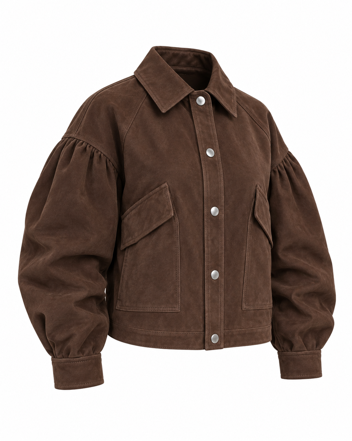 Goosecraft Goosecraft Jas Sue Jacket Goat Suède Donker Bruin