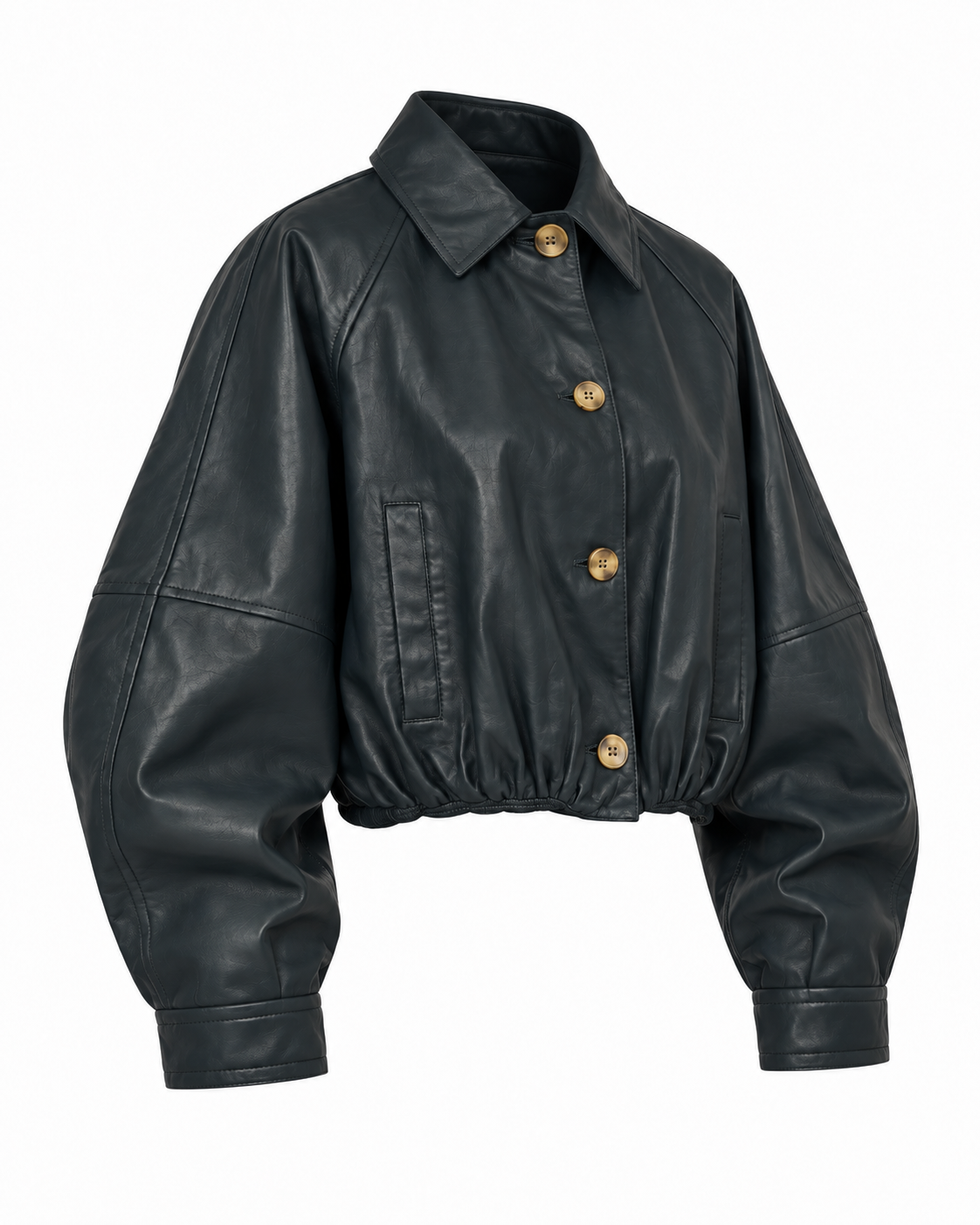 Goosecraft Goosecraft Jas Brigit Collar Bomber Antra Grijs