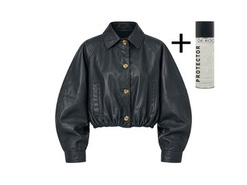 Goosecraft Goosecraft Jas Brigit Collar Bomber Antra Grijs