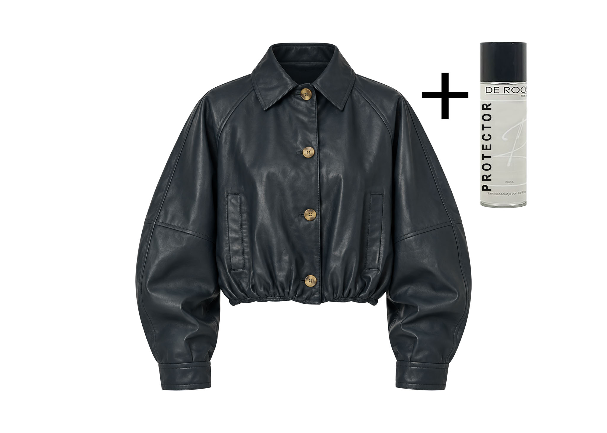Goosecraft Goosecraft Jas Brigit Collar Bomber Antra Grijs