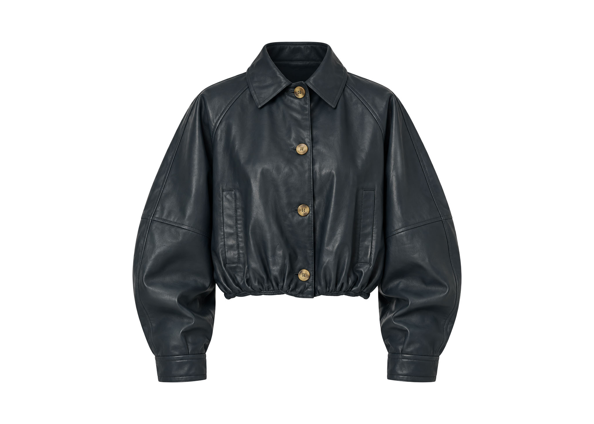 Goosecraft Goosecraft Jas Brigit Collar Bomber Antra Grijs