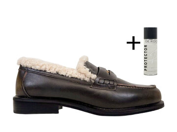 Toral Toral Loafers Noa Donker Bruin