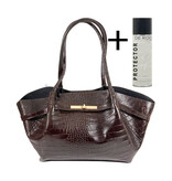 ViaMailBag ViaMailBag Tas Zuma Z01 Croco Bruin