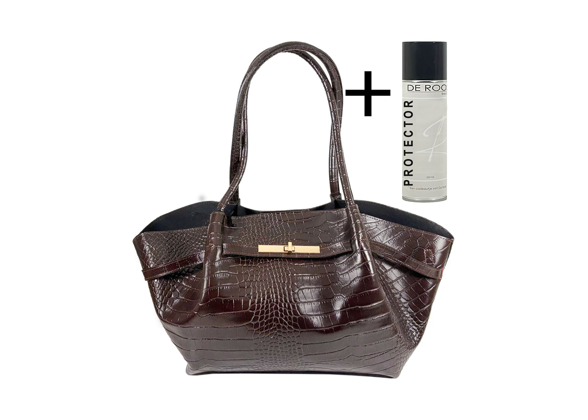 ViaMailBag ViaMailBag Tas Zuma Z01 Croco Bruin