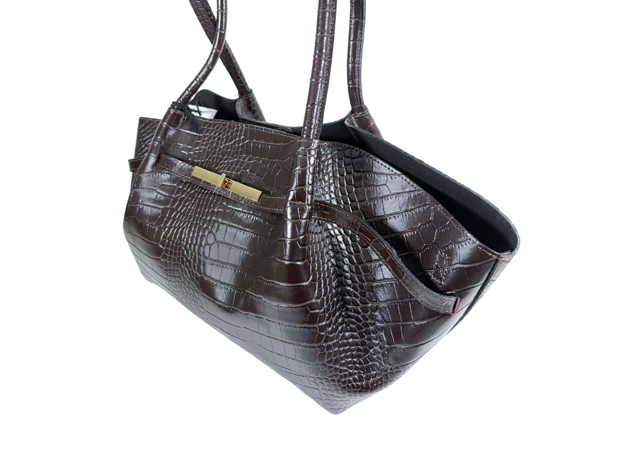 ViaMailBag ViaMailBag Tas Zuma Z01 Croco Bruin