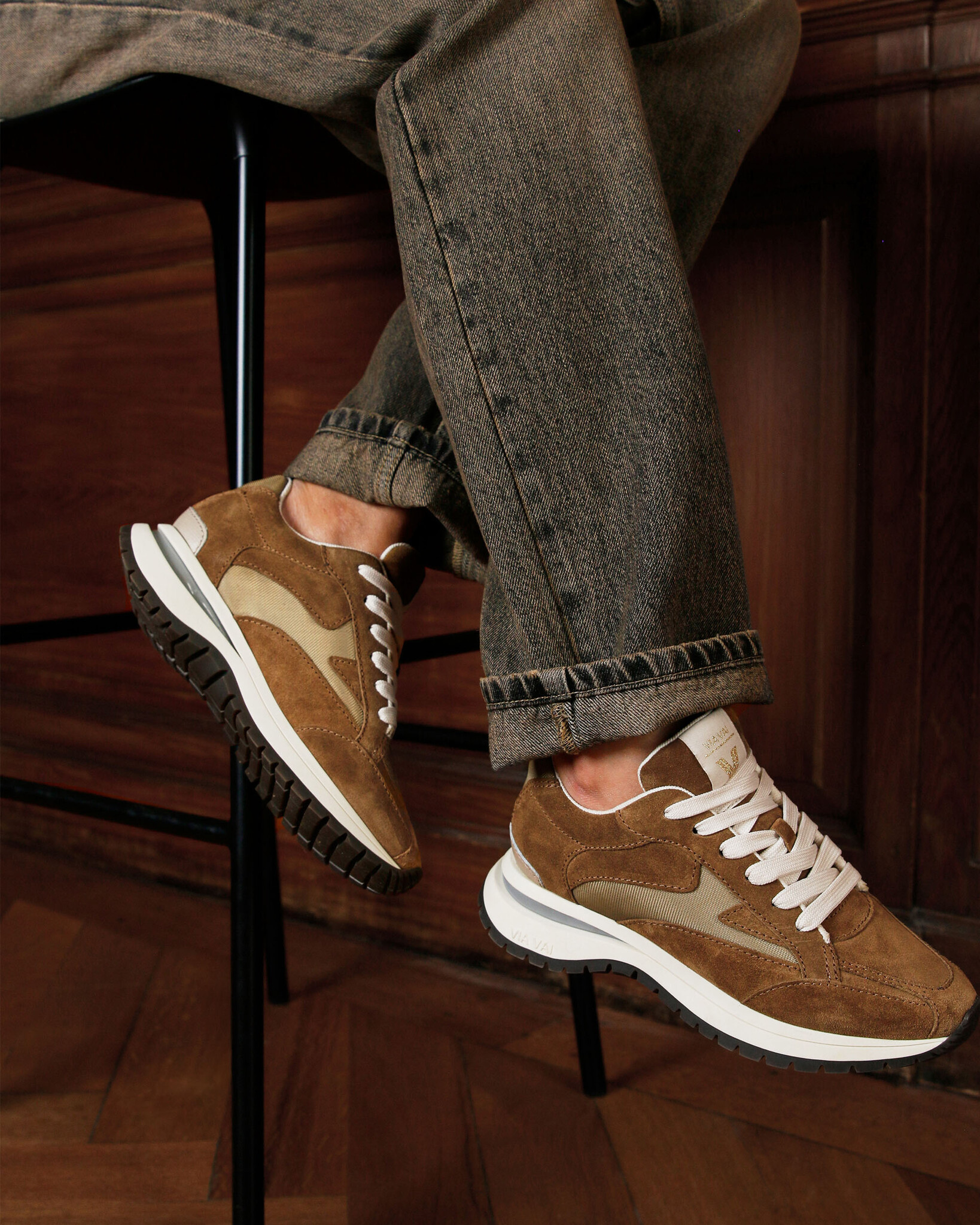 Via Vai VIA VAI Sneakers Usher Riggs 62343-01-1384 Cognac